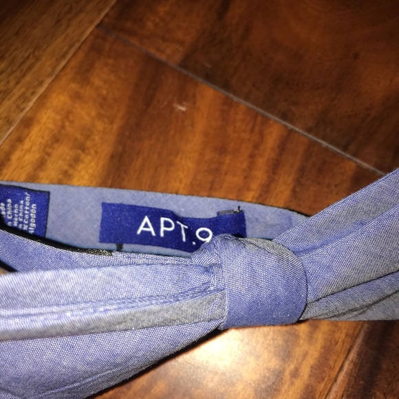 NWT Men’s Chambray Bow Tie, Apt. 9 - Picture 4 of 5